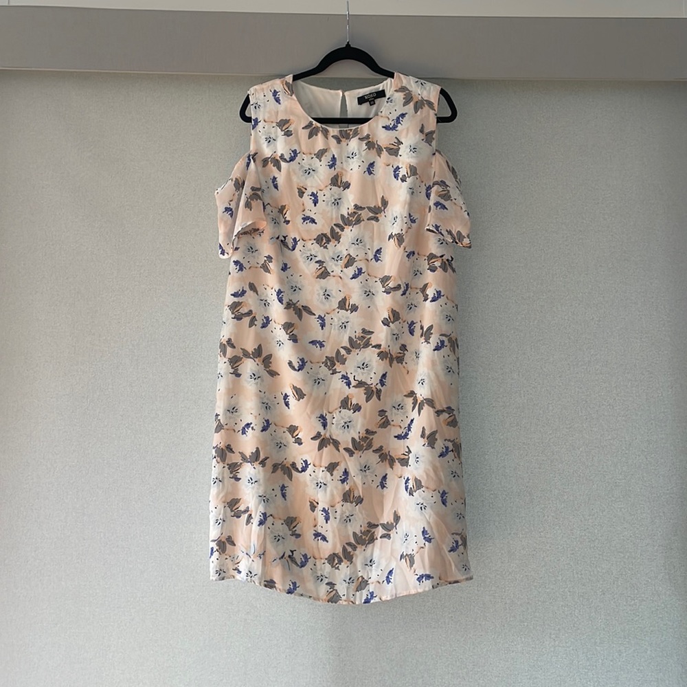 Kiki open shoulder midi dress